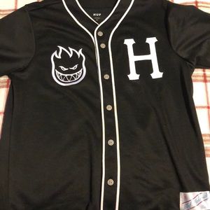 Spitfire x HUF baseball jersey